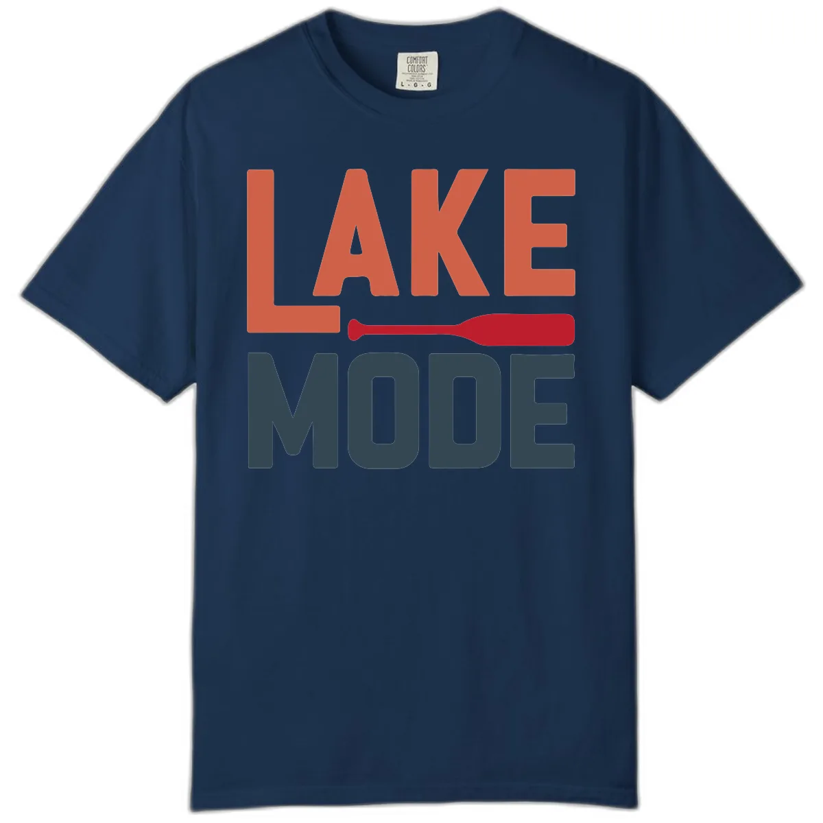 Lake Mode Paddle Design Comfort Color in Navy