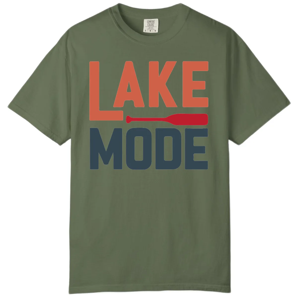 Lake Mode Paddle Design Comfort Color in Sage