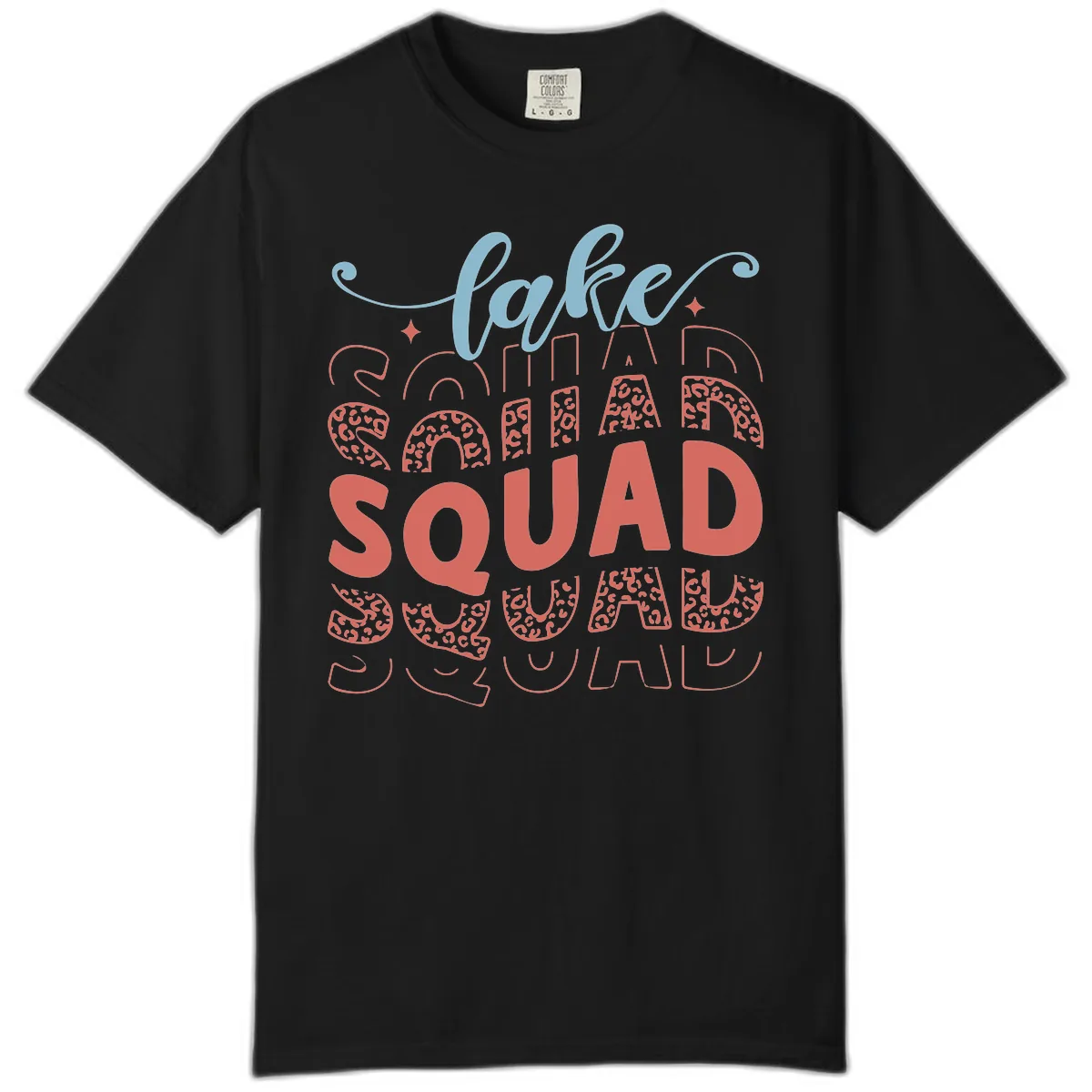 Lake Squad Lifestyle Design Comfort Color in Black