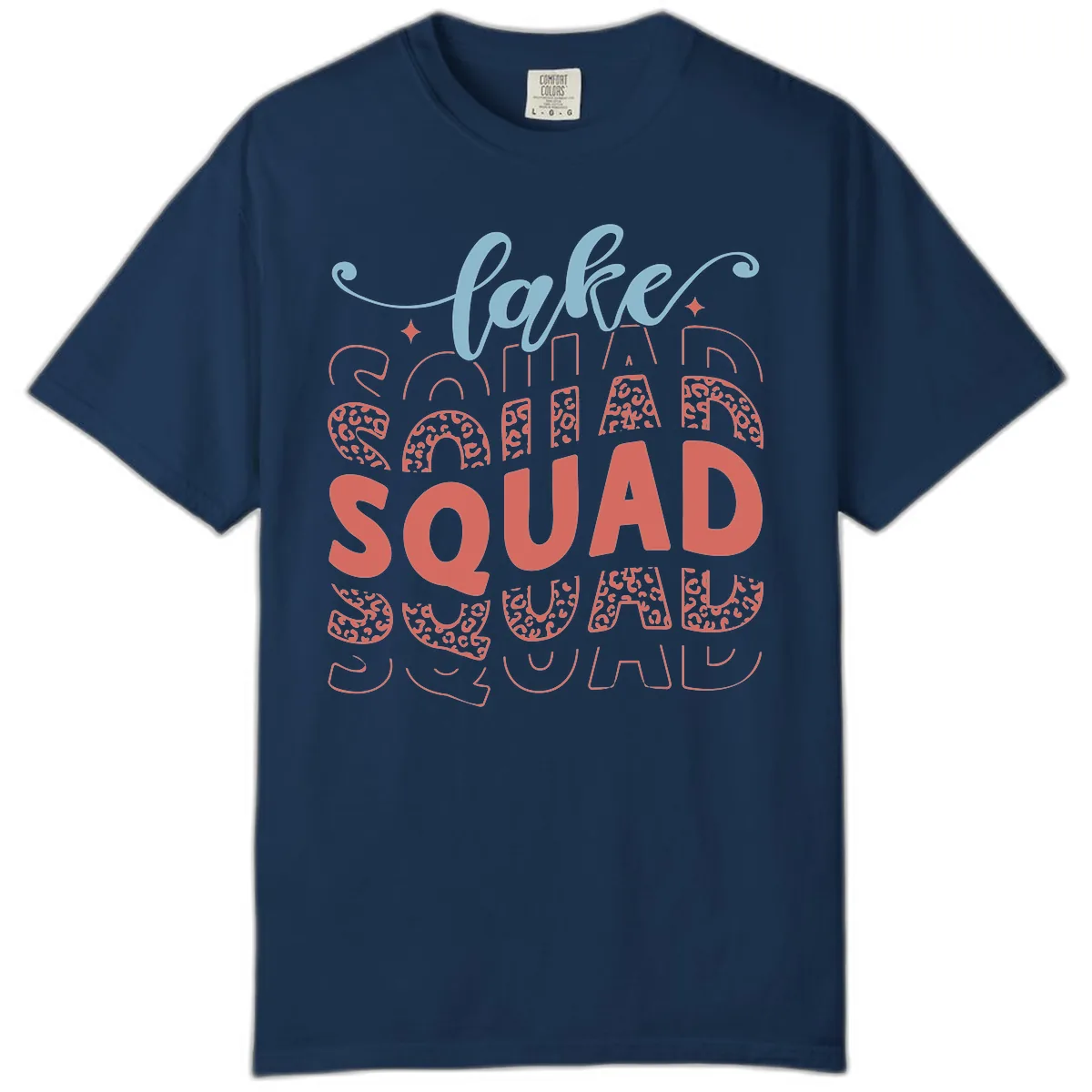 Lake Squad Lifestyle Design Comfort Color in Navy