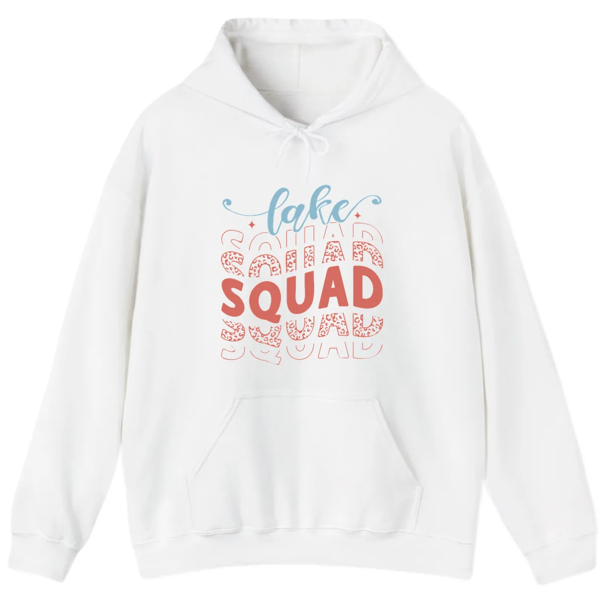Lake Squad Lifestyle Design Hoodie in White