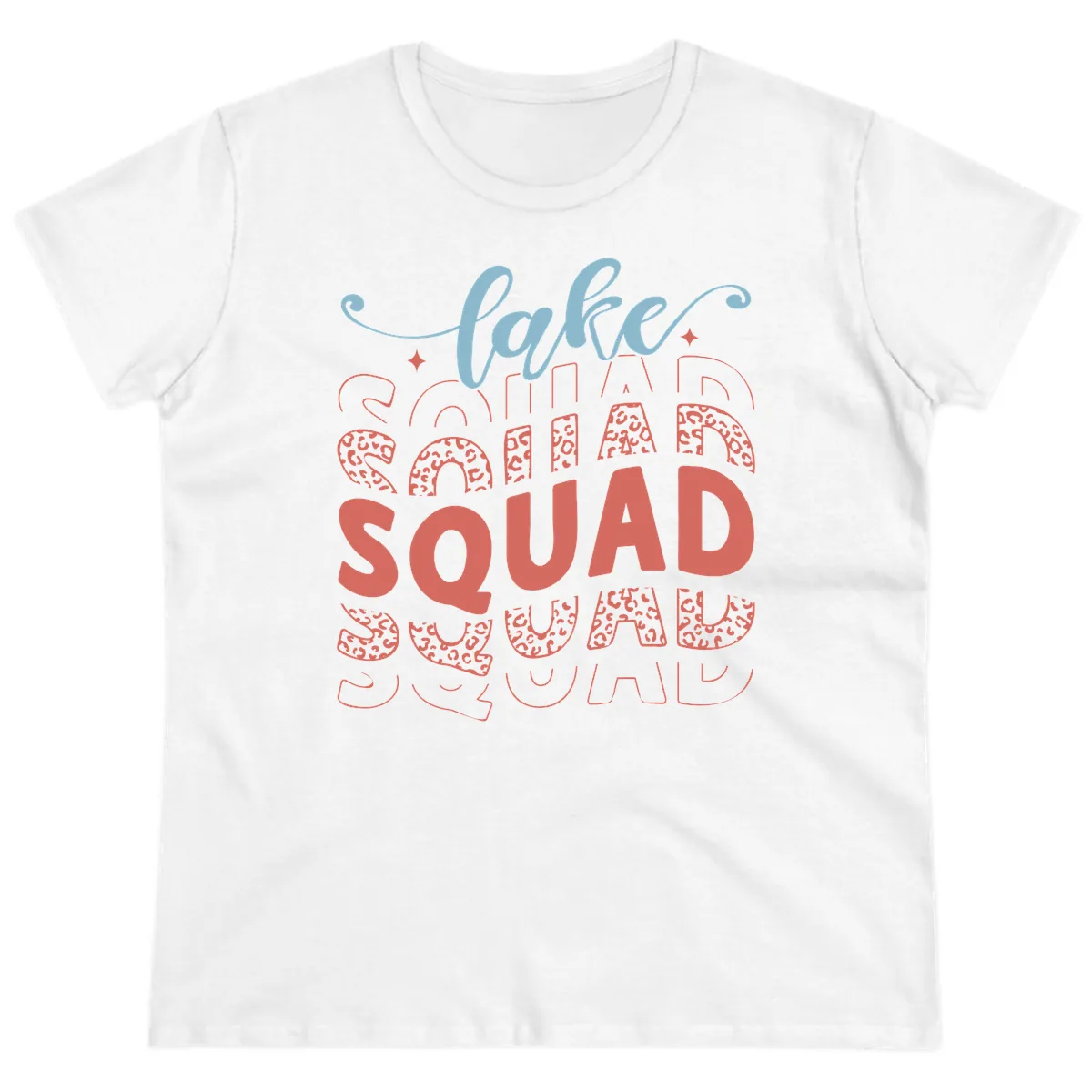 Lake Squad Lifestyle Design Ladies Tee in White