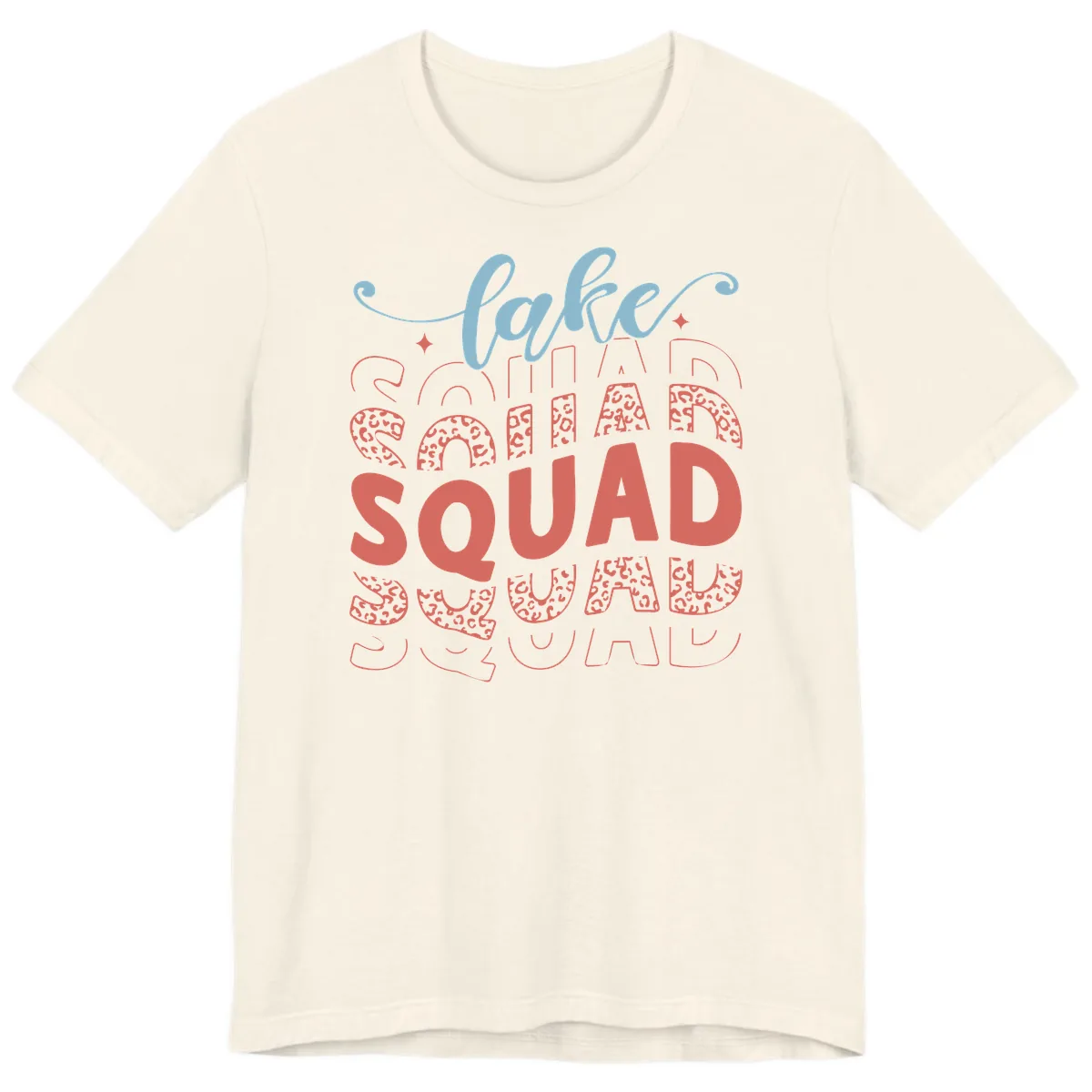 Lake Squad Lifestyle Design Premium T-Shirt in Natural