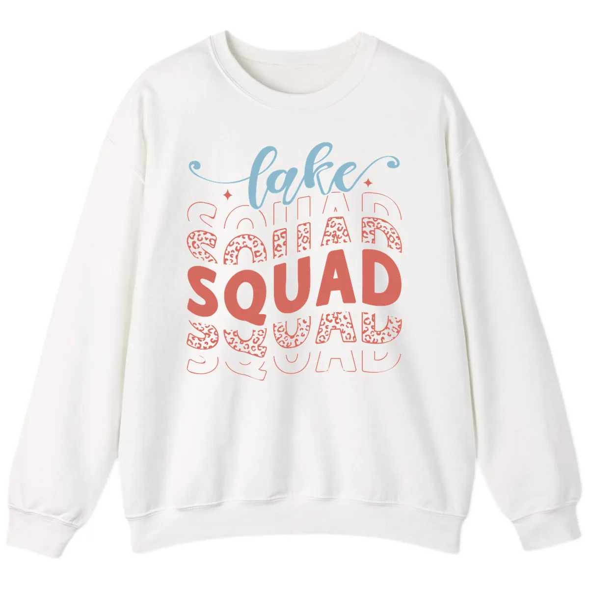 Lake Squad Lifestyle Design Sweatshirt in White