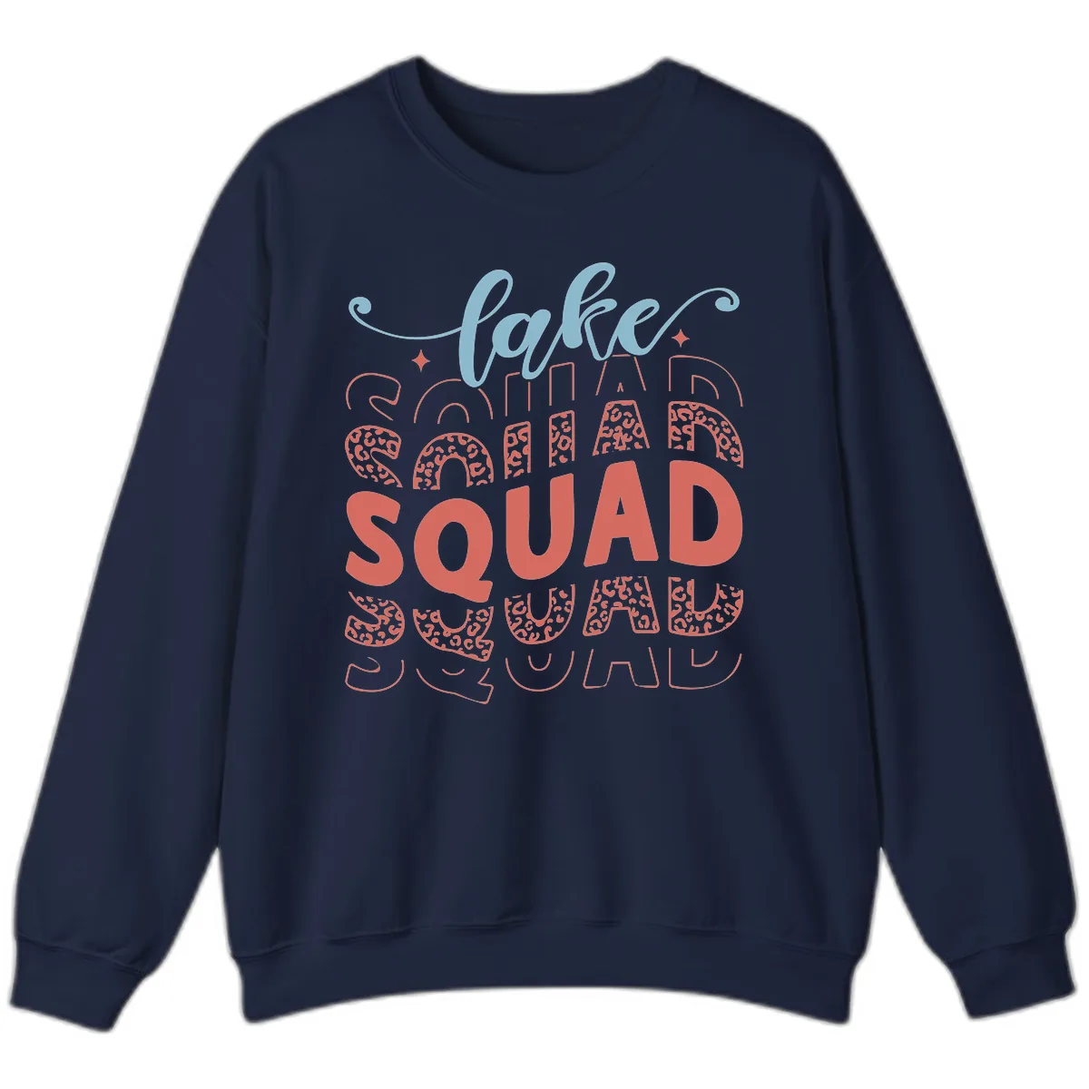 Lake Squad Lifestyle Design Sweatshirt in Navy