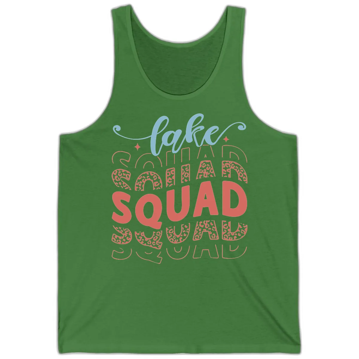 Lake Squad Lifestyle Design Tank in Leaf