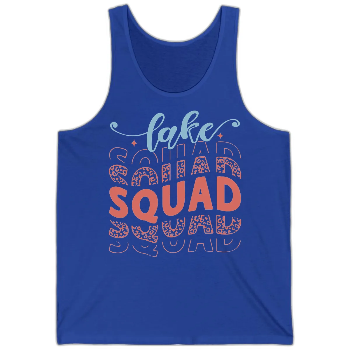 Lake Squad Lifestyle Design Tank in True Royal