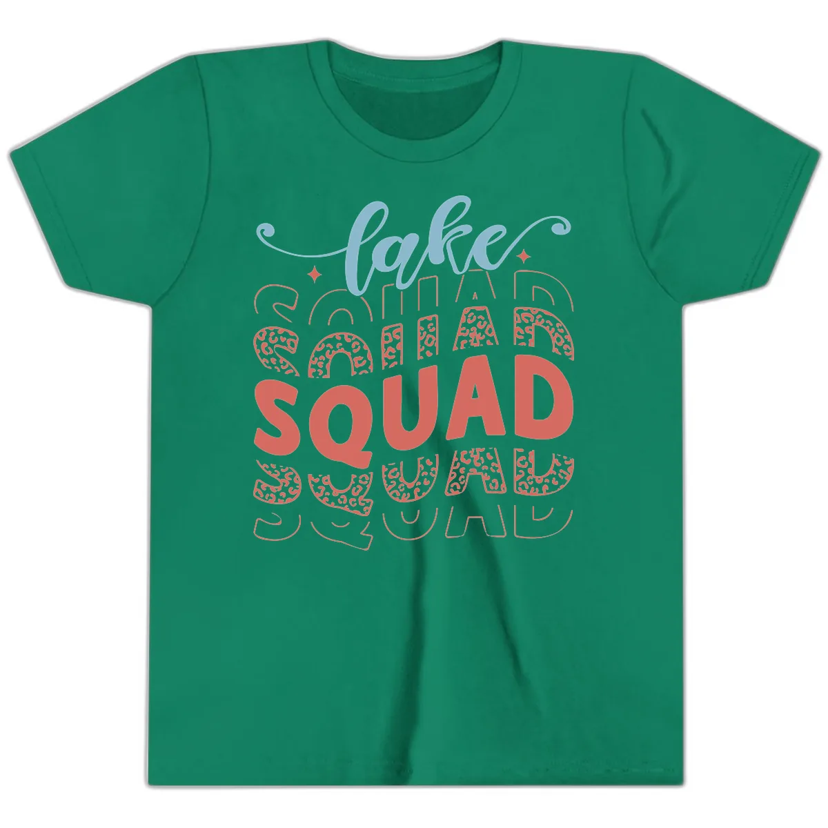 Lake Squad Lifestyle Design Youth T-Shirt in Kelly