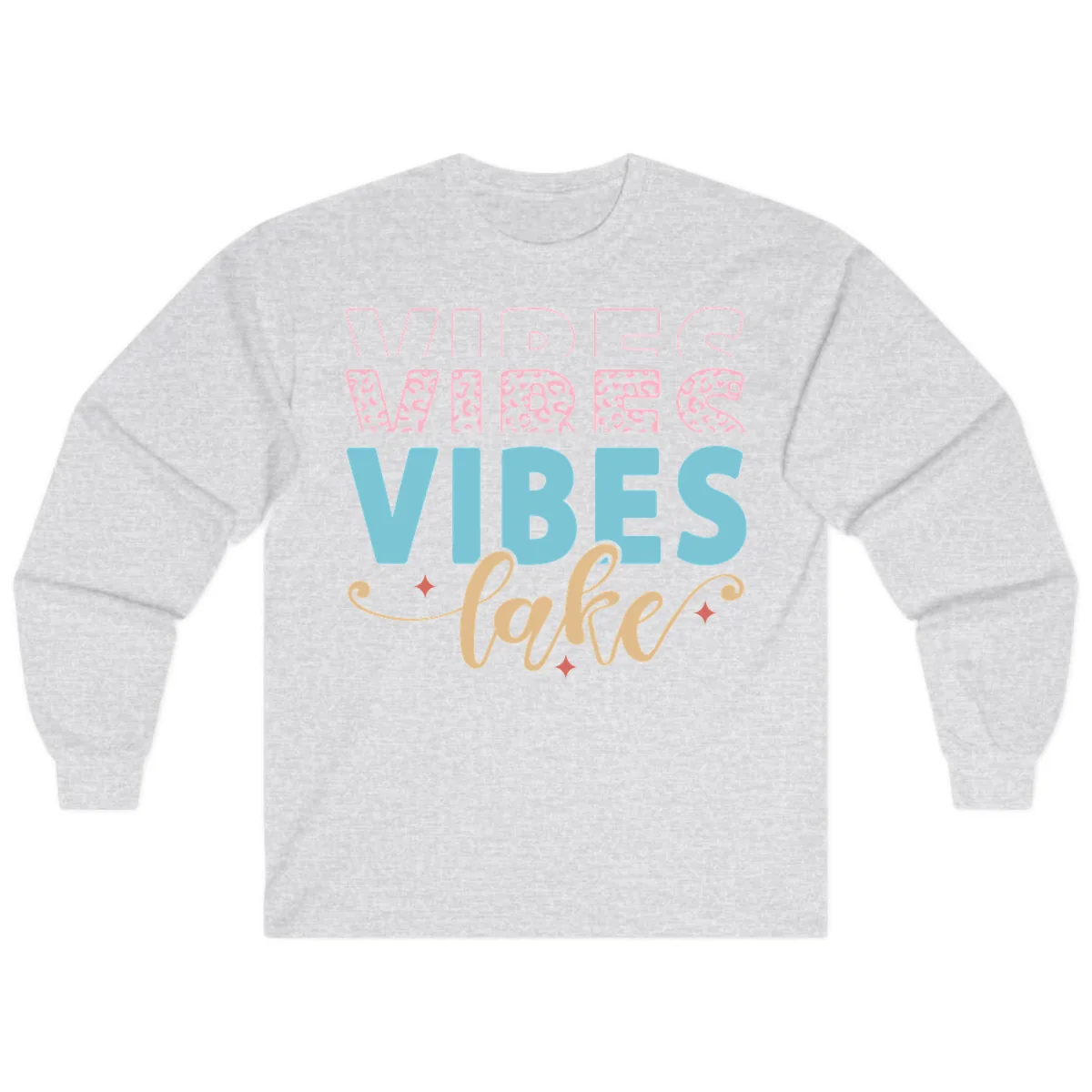 Vibes Lake Life Apparel Long Sleeve in Ash