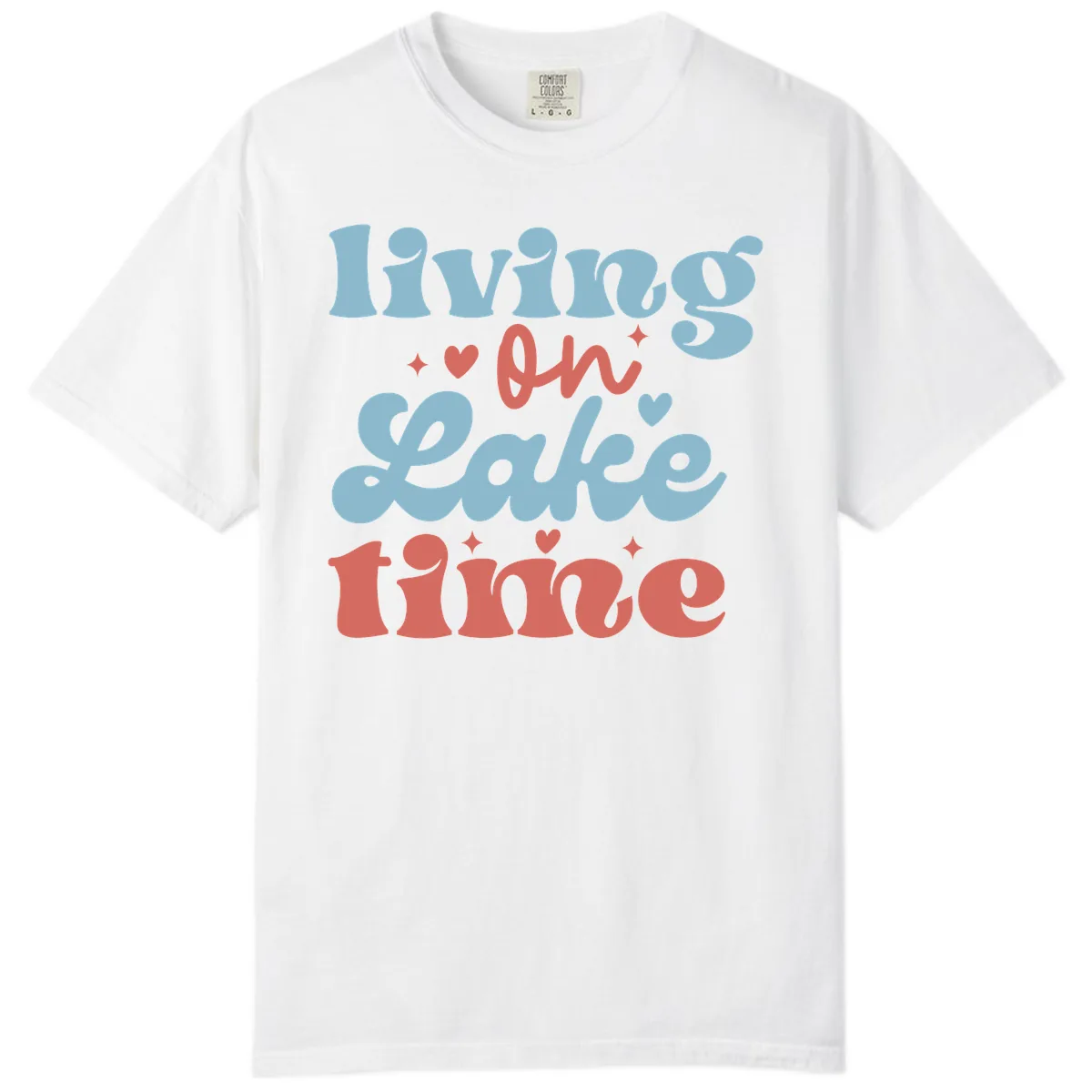 Living On Lake Time Design Comfort Color in White