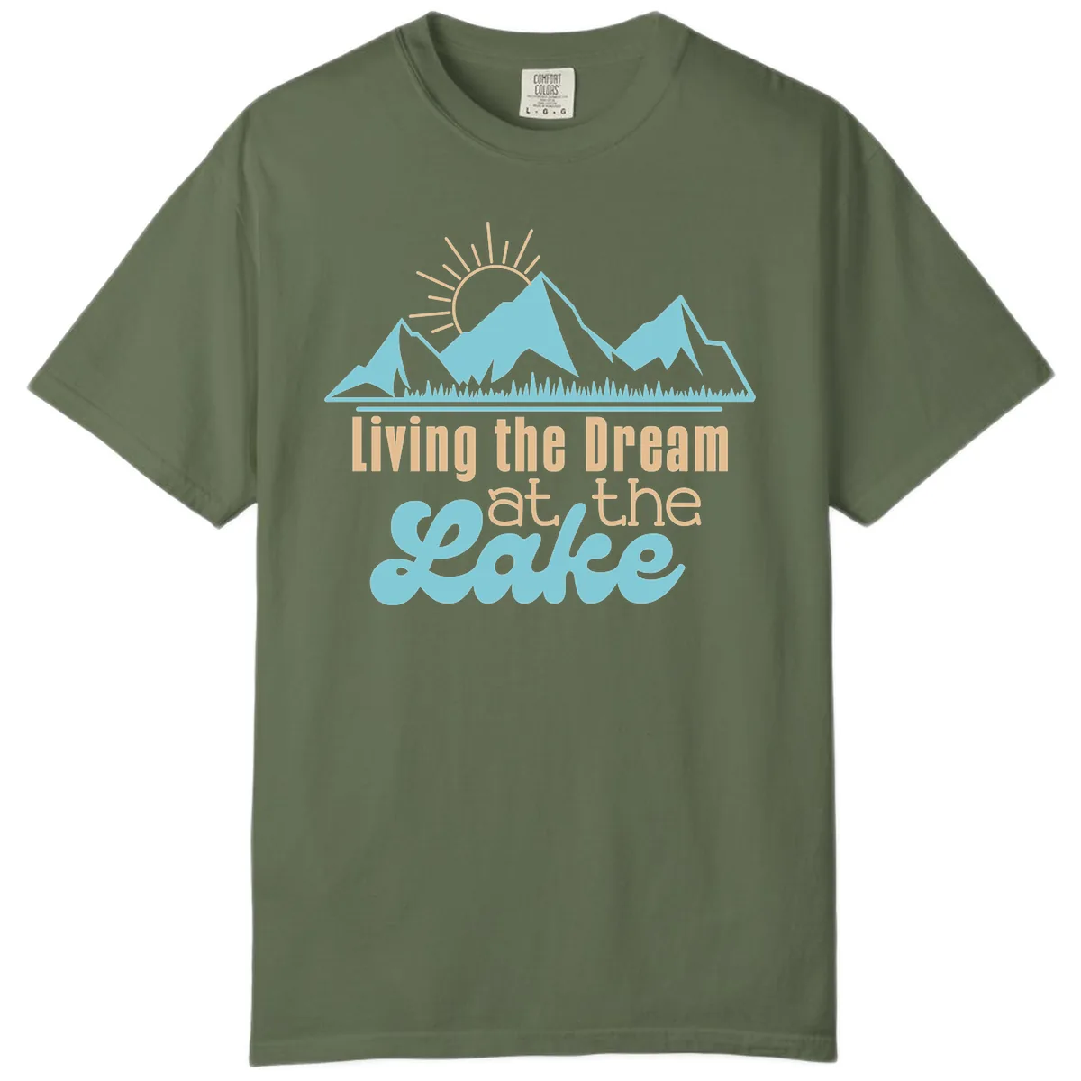 Living The Dream At The Lake Comfort Color in Sage