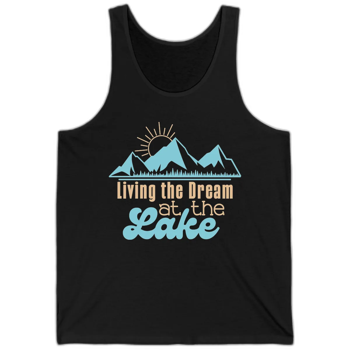 Living The Dream At The Lake Tank in Black