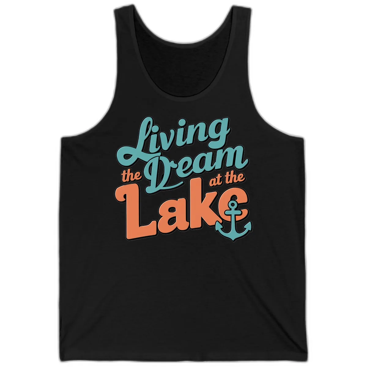 Living The Dream At The Lake Tank in Black