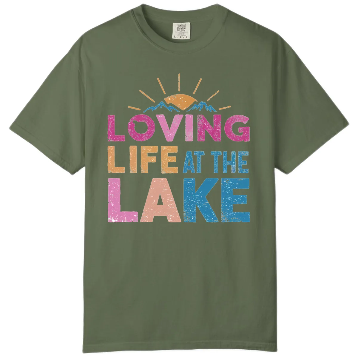 Loving Life At The Lake Comfort Color in Sage