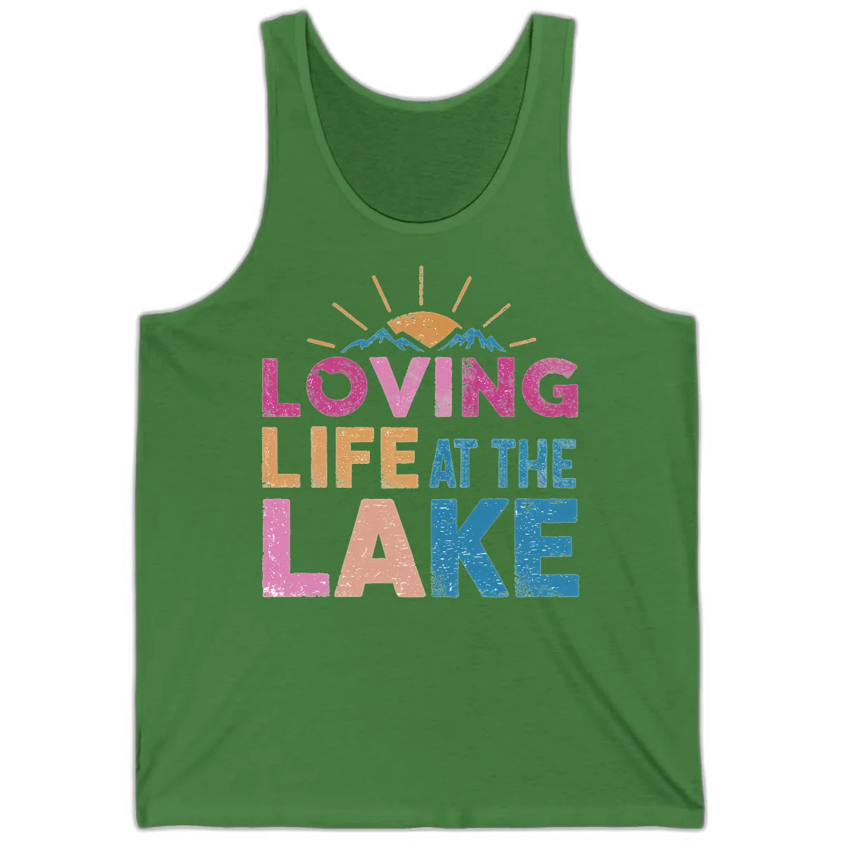 Loving Life At The Lake Tank in Leaf