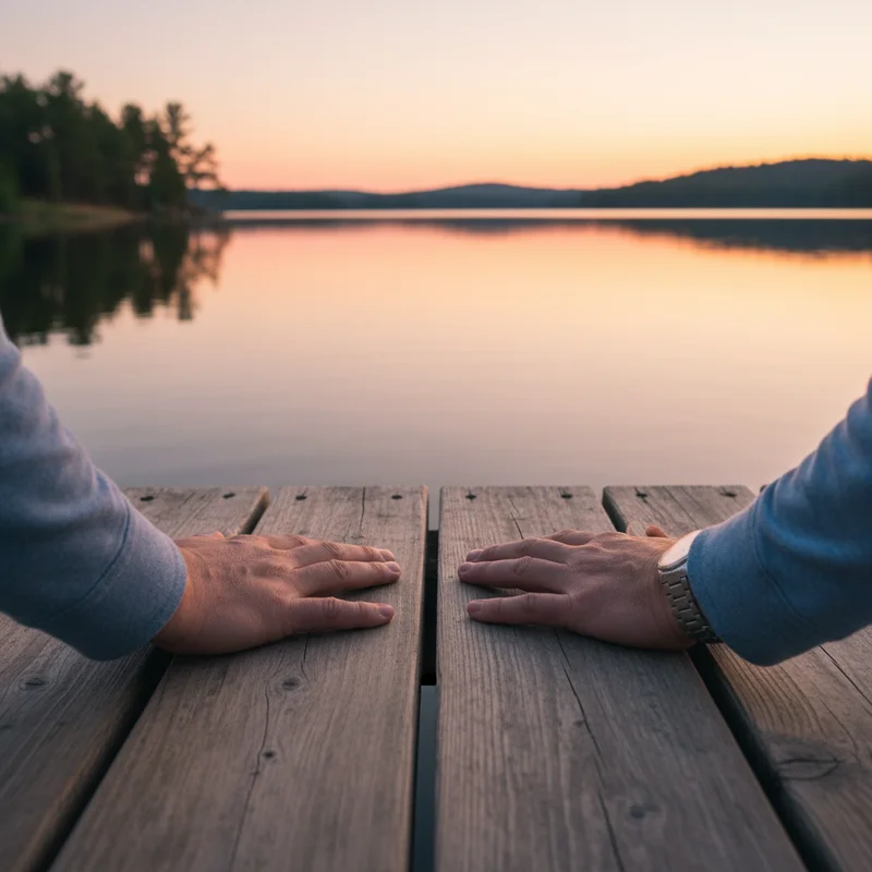 Dock Evenings: Where the Lake's Quiet Stories Unfold - Lake Life Shirt Co