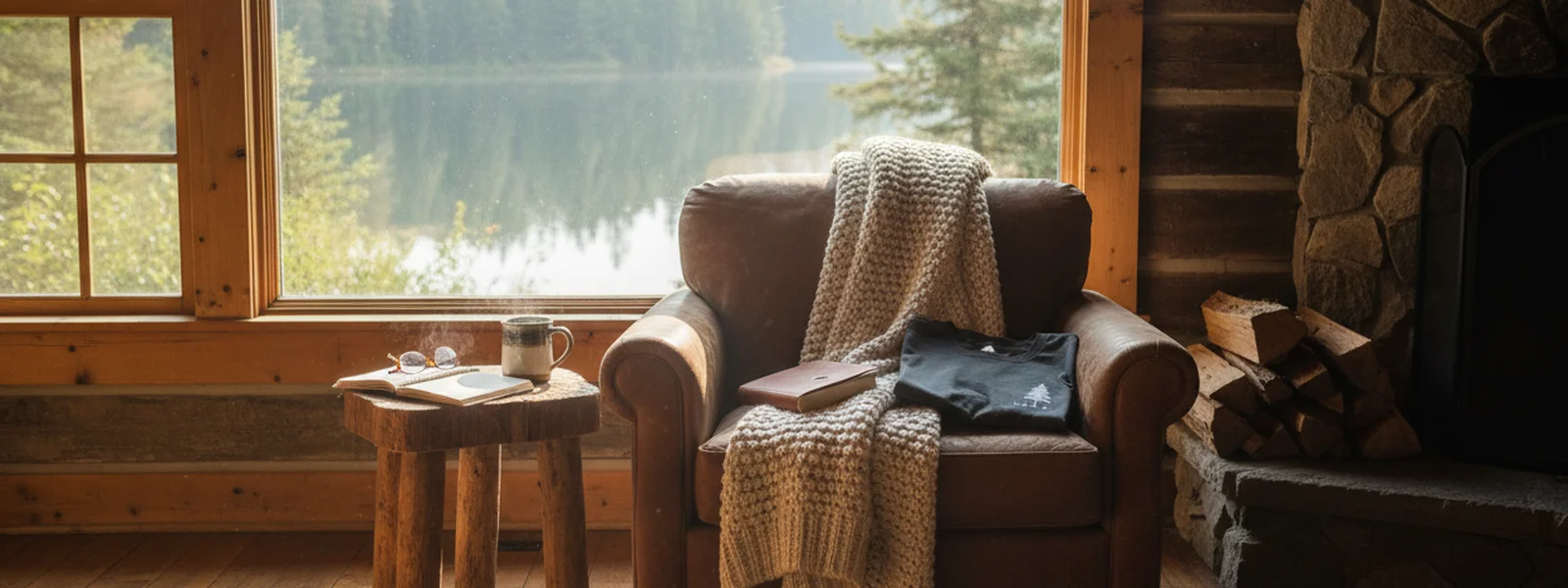 The Pine Scent & Warmth: Creating a Cozy Cabin Atmosphere - Lake Life Shirt Co