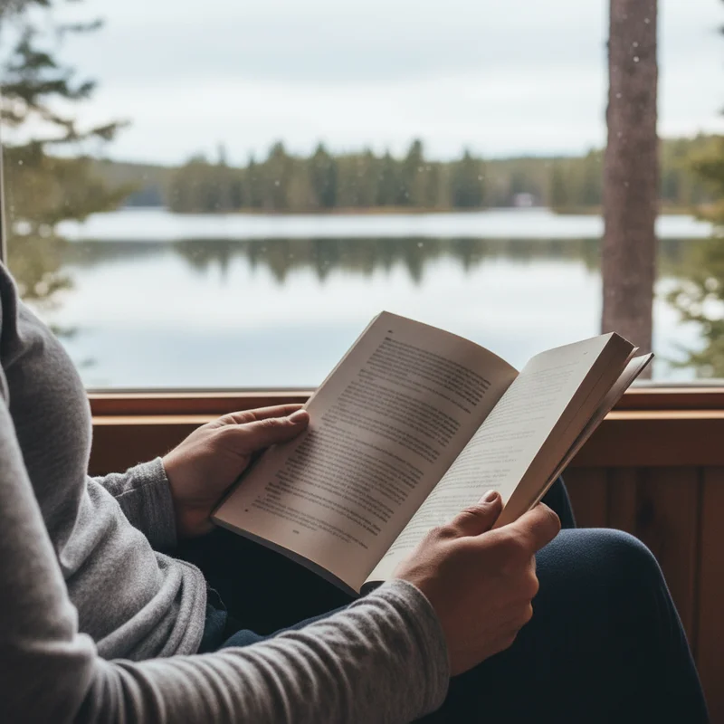 The Quiet Hours: Reading and Reflection at the Lake - Lake Life Shirt Co