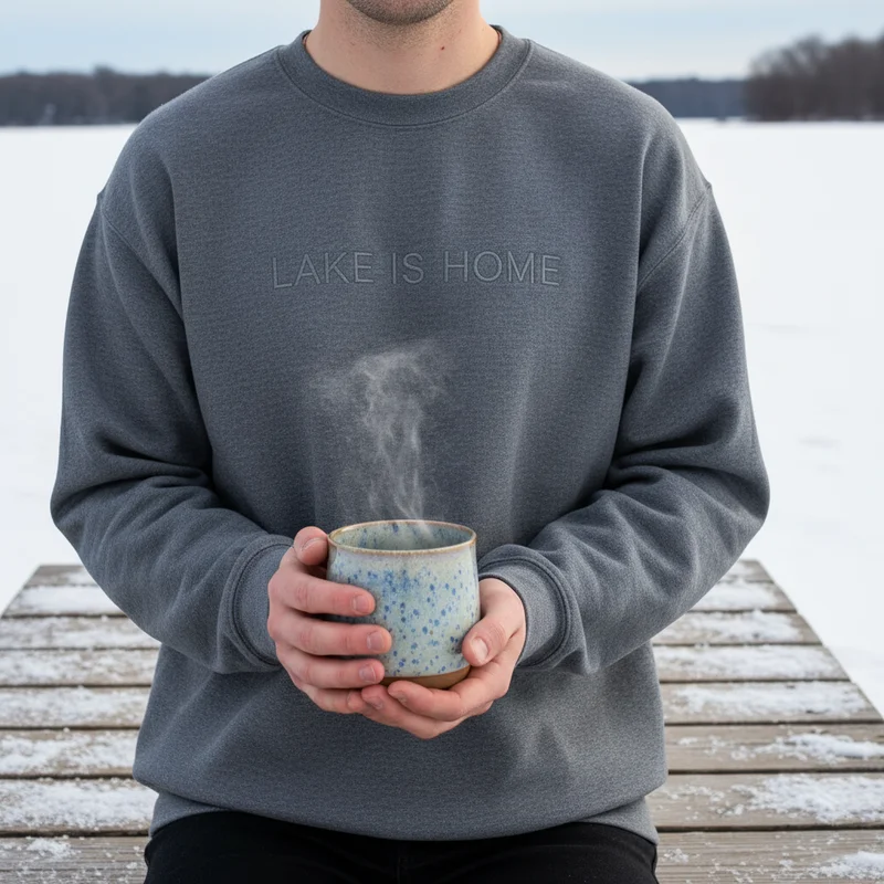 Winter Retreat: Apparel for Solitude at the Frozen Lake - Lake Life Shirt Co
