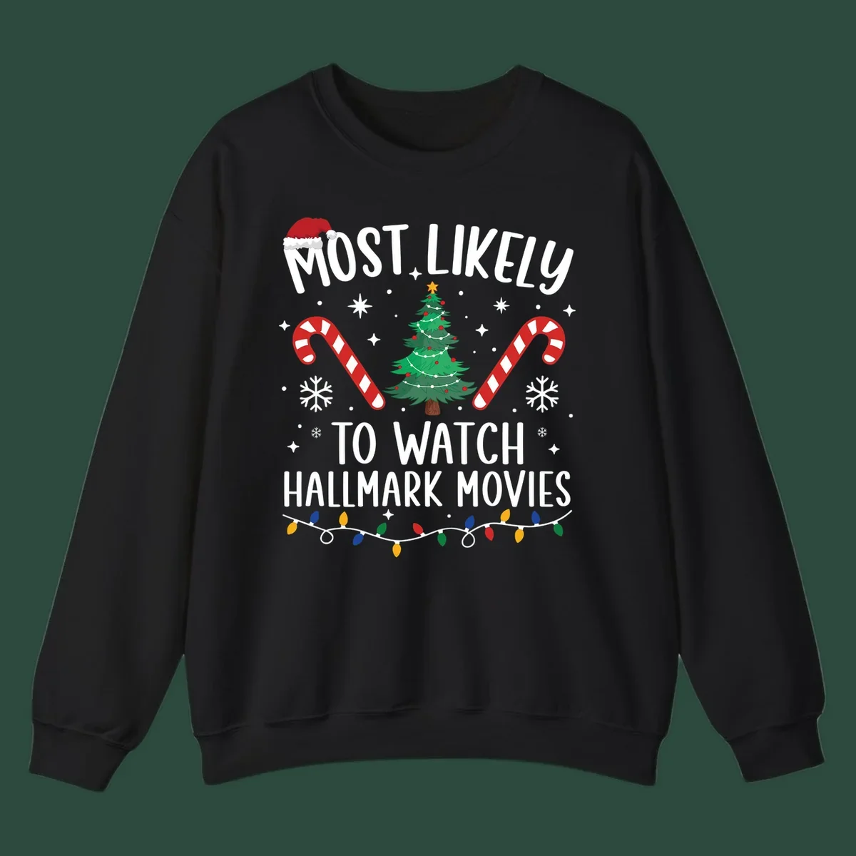 Most Likely To Watch Hallmark Movies Christmas T-Shirt