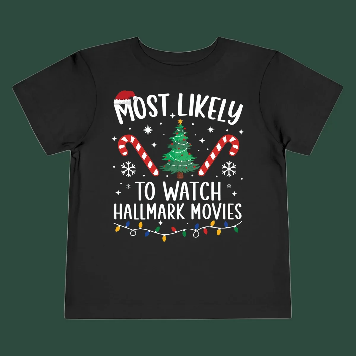 Most Likely To Watch Hallmark Movies Christmas T-Shirt