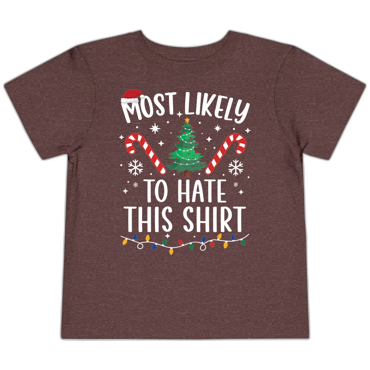 Most Likely To Hate This Shirt Toddler T-Shirt in Heather Maroon
