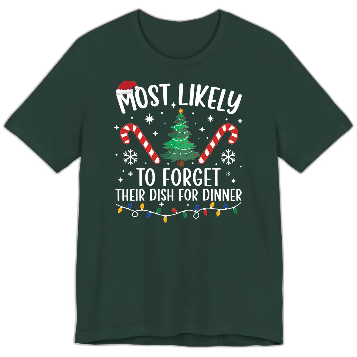 Most Likely To Forget Their Dish Premium T-Shirt in Forest