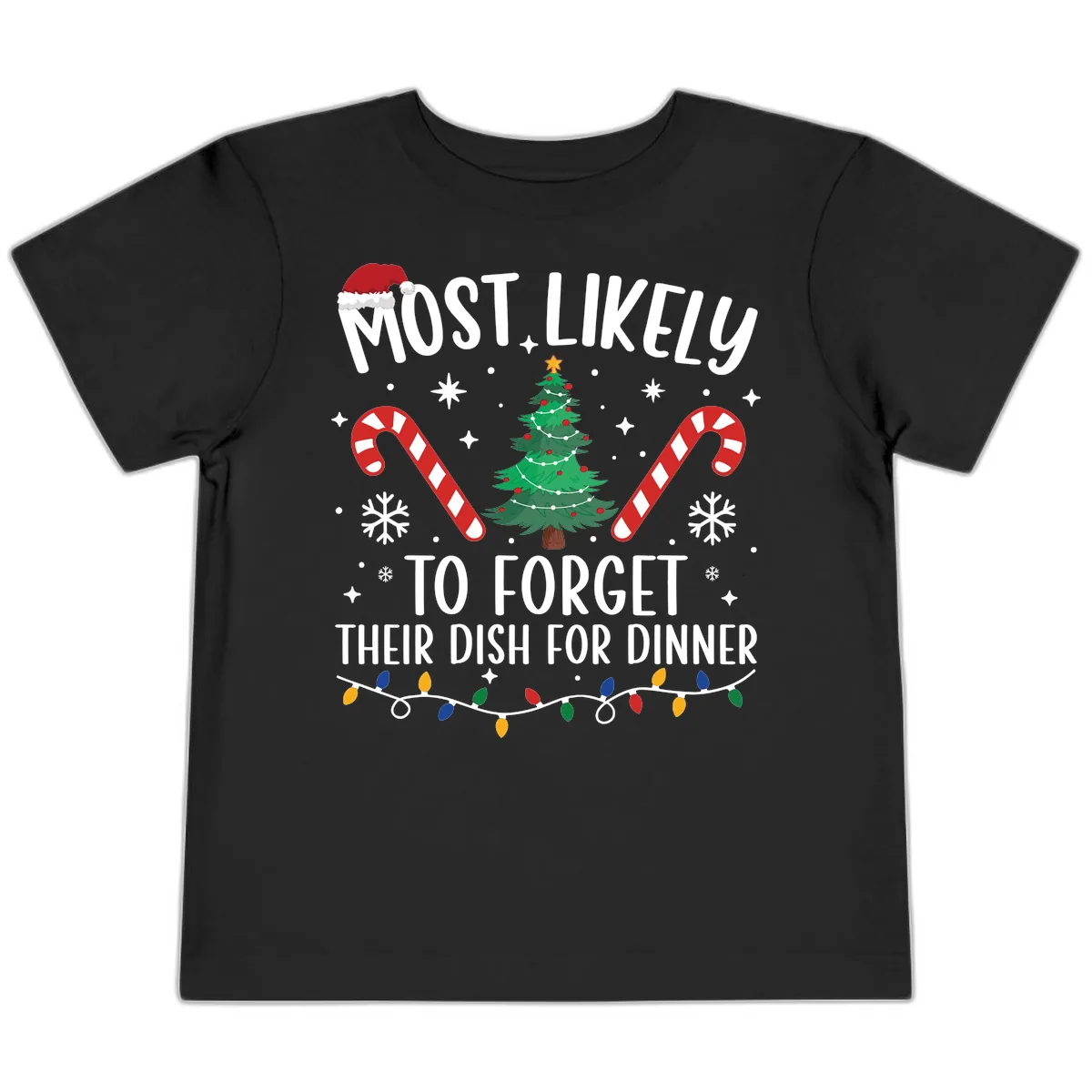 Most Likely To Forget Their Dish Toddler T-Shirt in Black