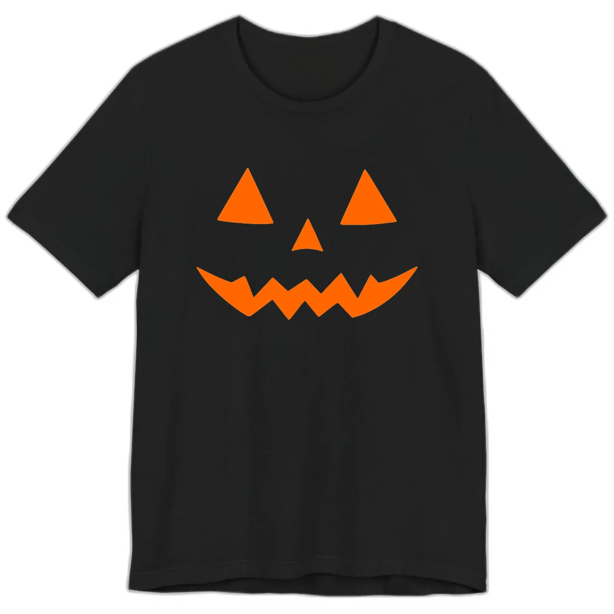 Classic Jack-o-Lantern Face Premium T-Shirt in Black
