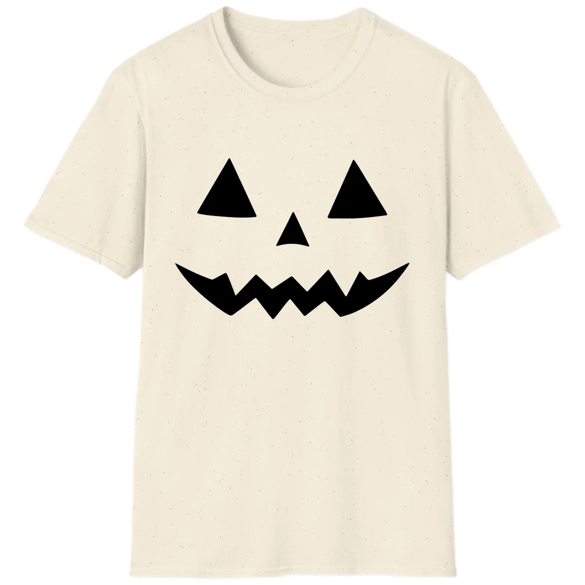 Classic Jack-o-Lantern Face T-Shirt in Natural