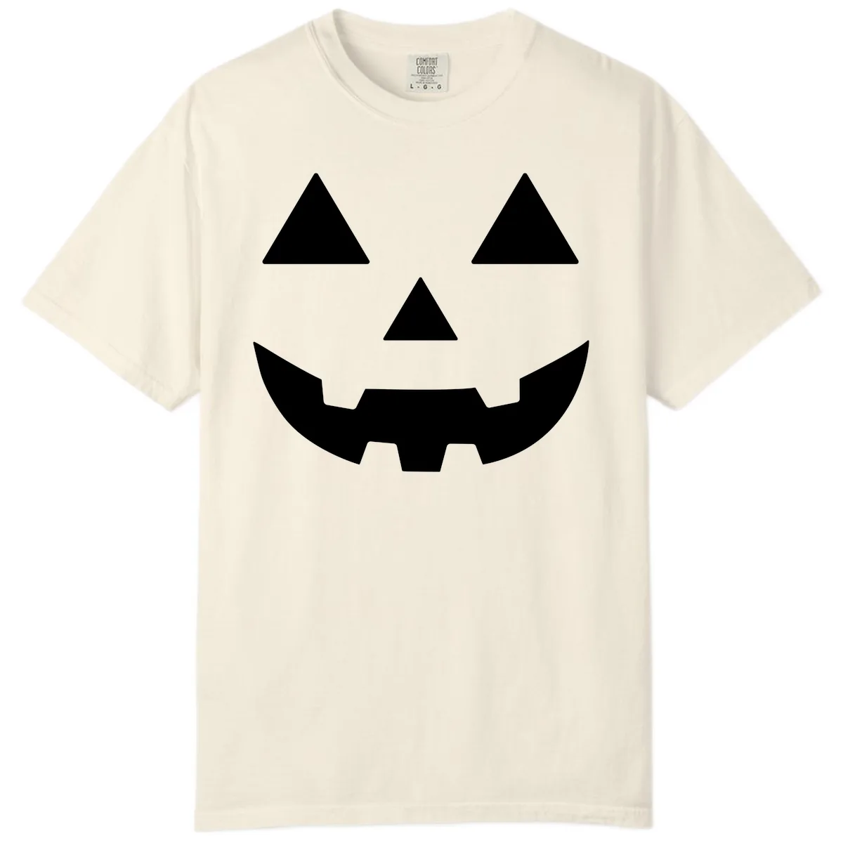 Classic Jack O' Lantern Face Comfort Color in Ivory