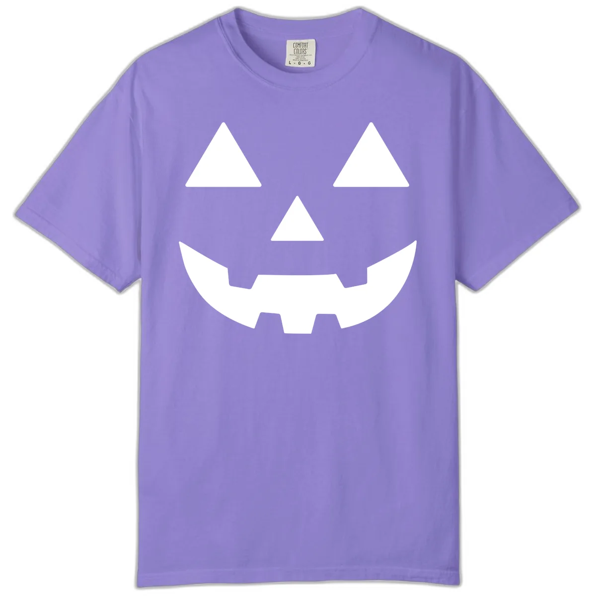 Classic Jack O' Lantern Face Comfort Color in Violet