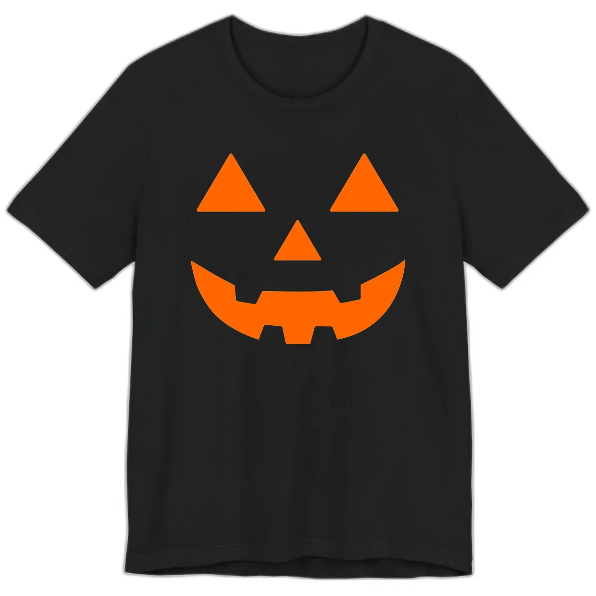 Classic Jack O' Lantern Face Premium T-Shirt in Black