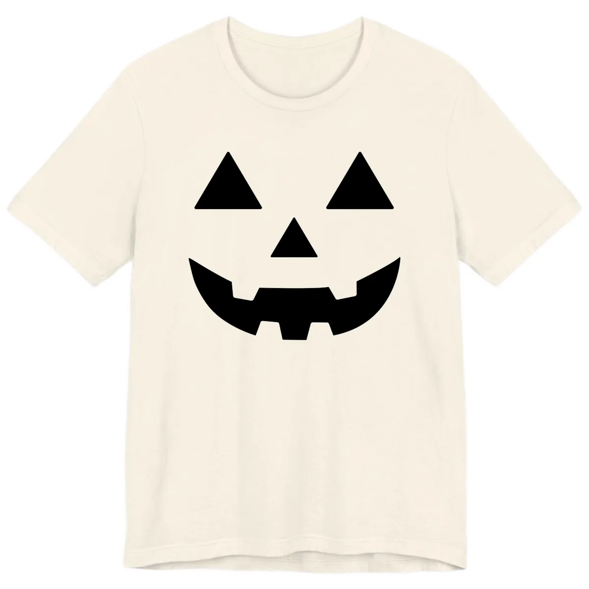 Classic Jack O' Lantern Face Premium T-Shirt in Natural