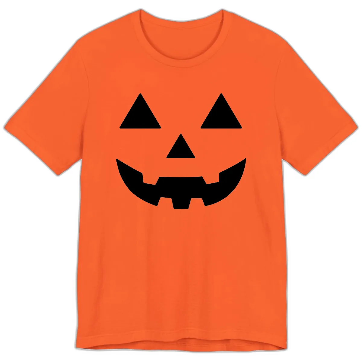 Classic Jack O' Lantern Face Premium T-Shirt in Orange