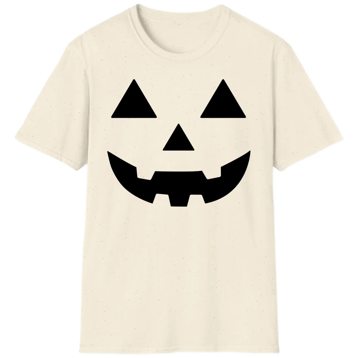 Classic Jack O' Lantern Face T-Shirt in Natural