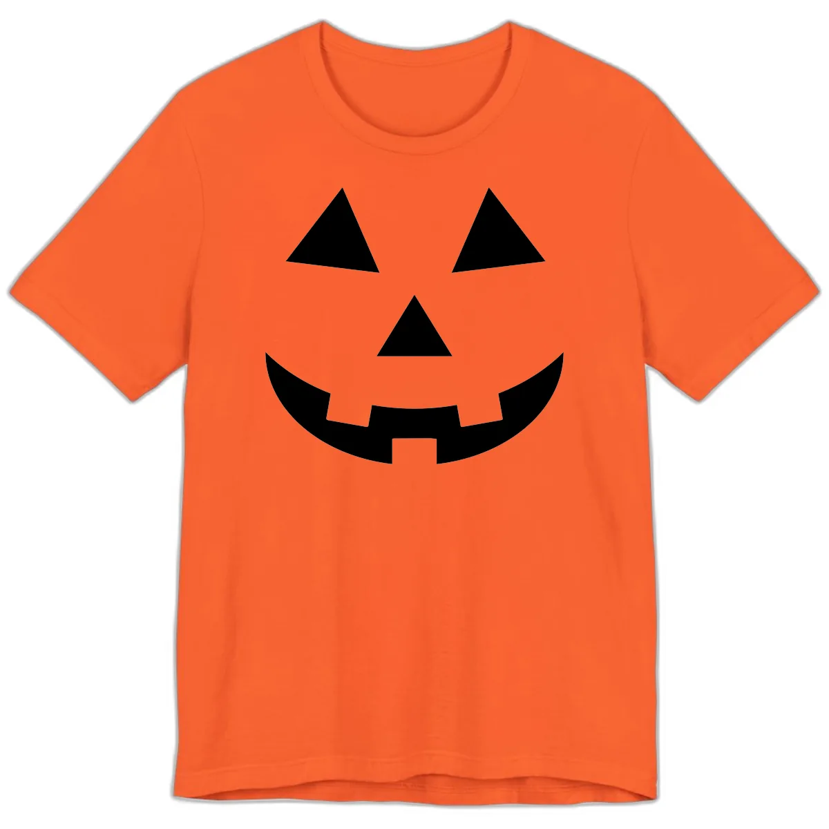 Classic Jack O Lantern Face Premium T-Shirt in Orange