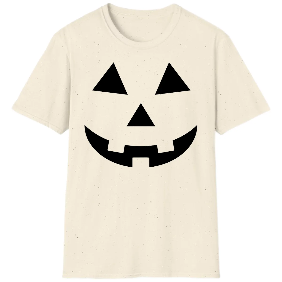 Classic Jack O Lantern Face T-Shirt in Natural