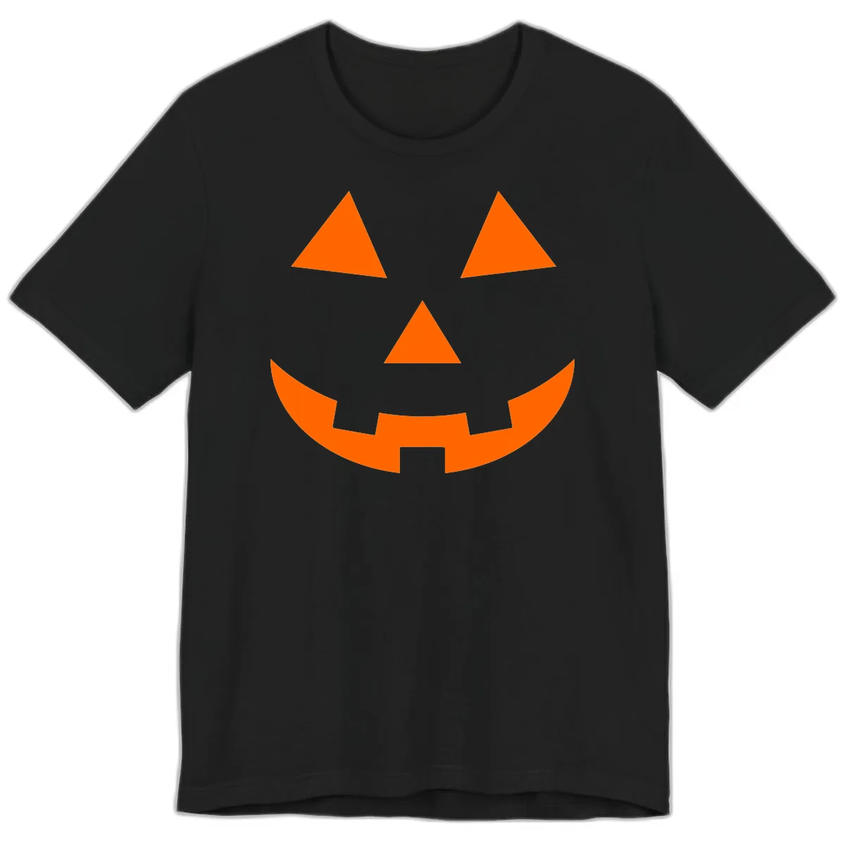 Classic Jack-o-Lantern Face Premium T-Shirt in Black
