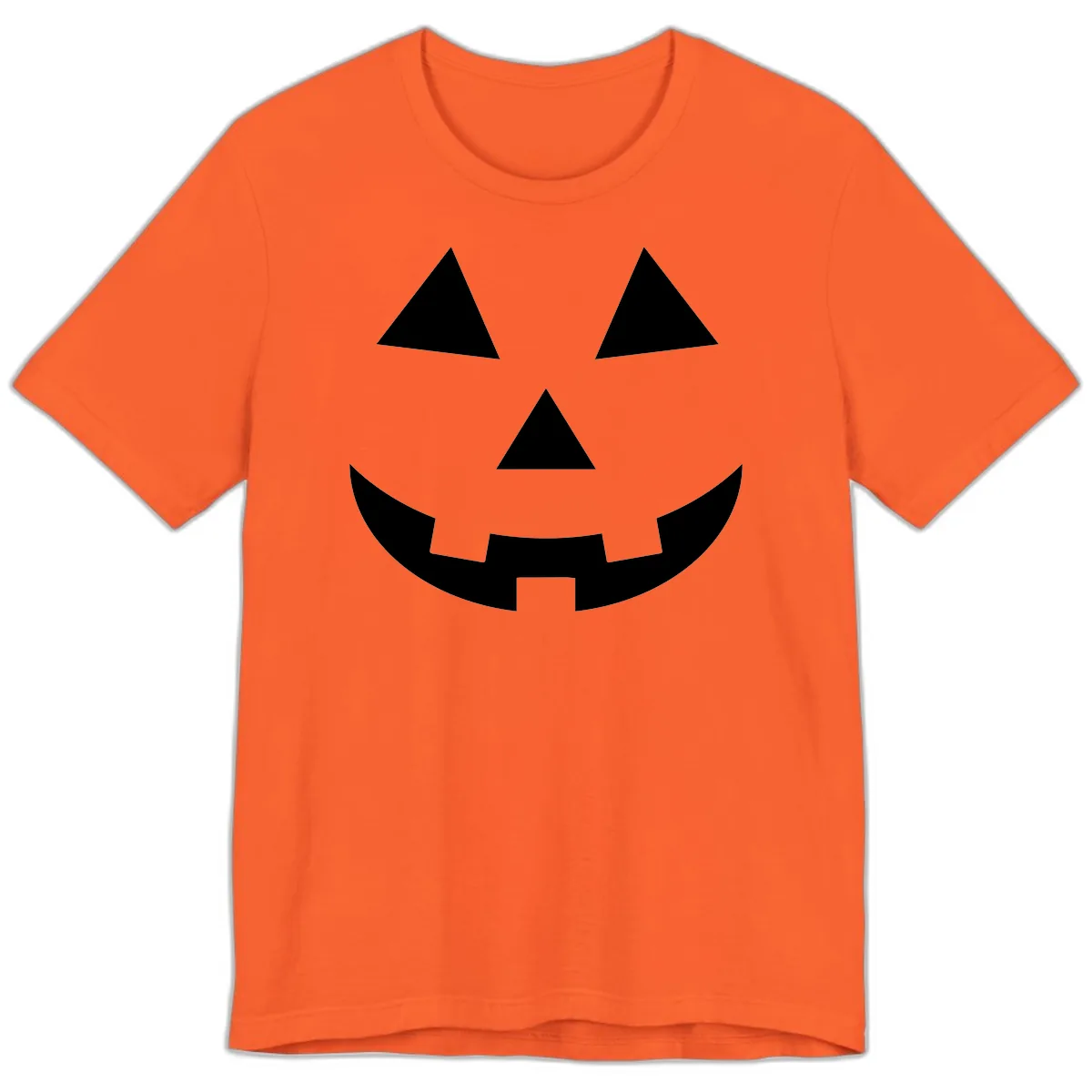 Classic Jack-o-Lantern Face Premium T-Shirt in Orange