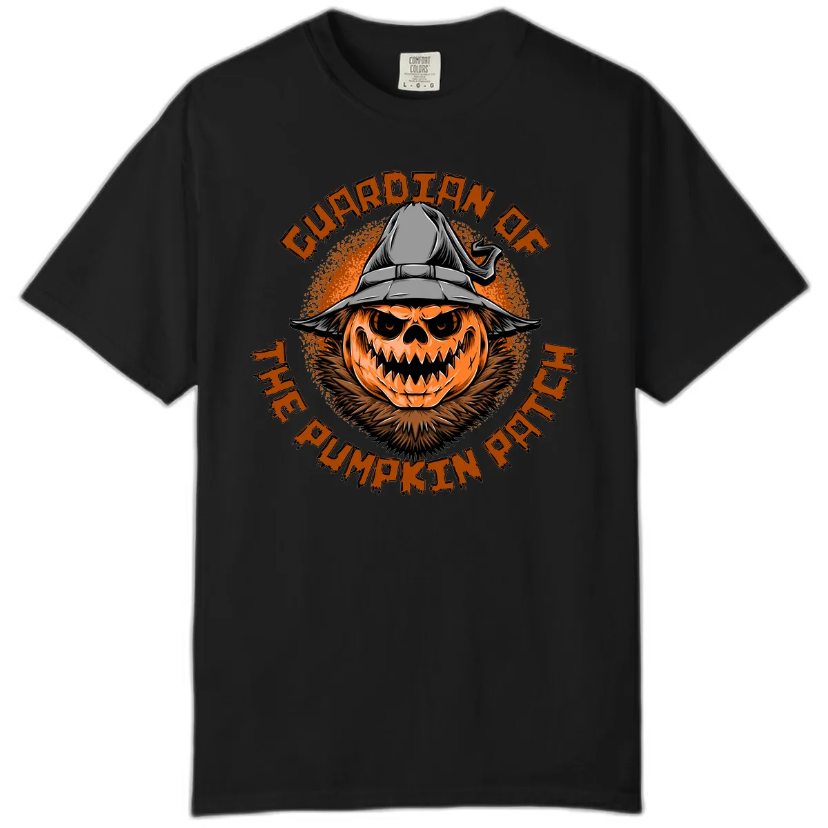 Guardian Of The Pumpkin Patch Comfort Color in Black