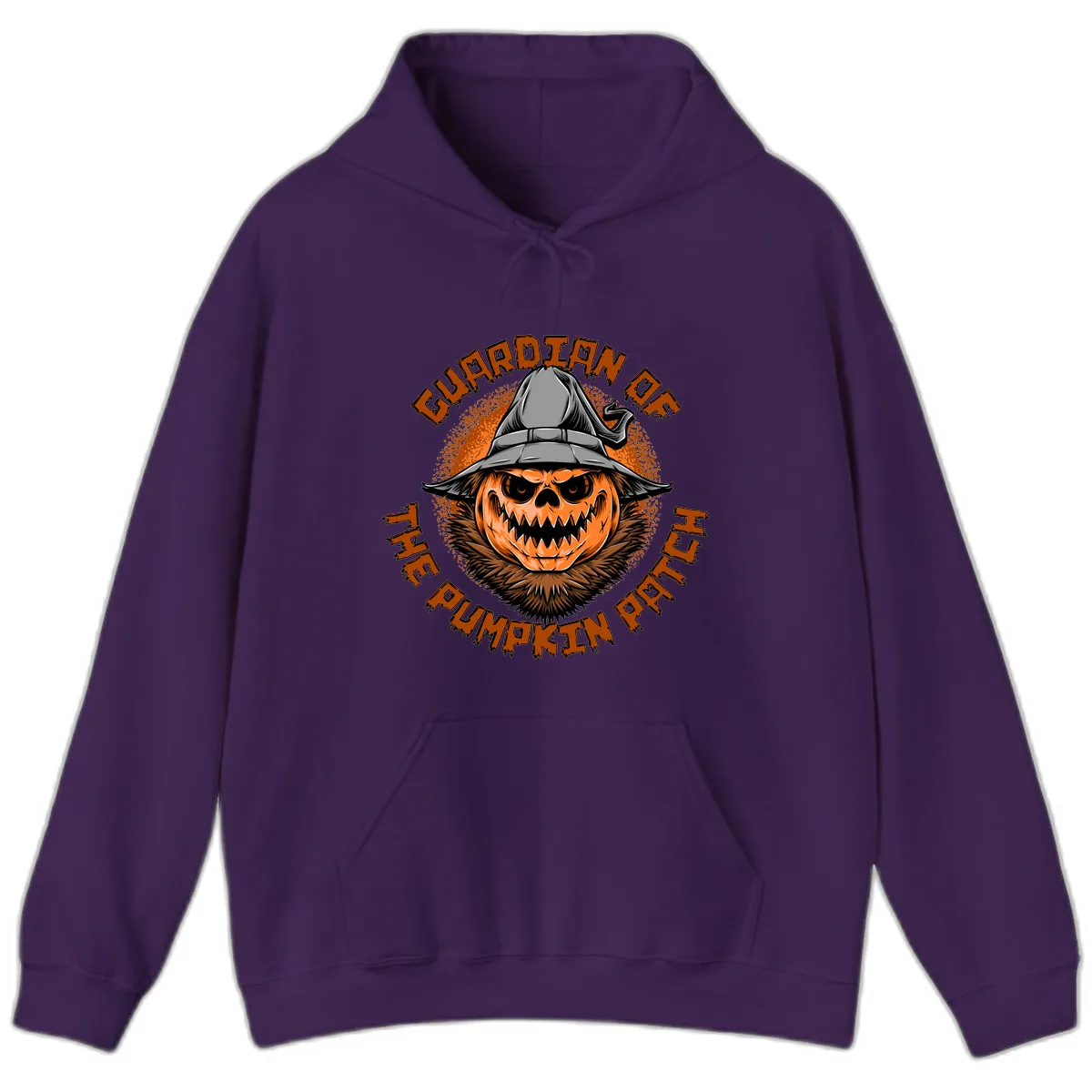 Guardian Of The Pumpkin Patch Hoodie in Purple