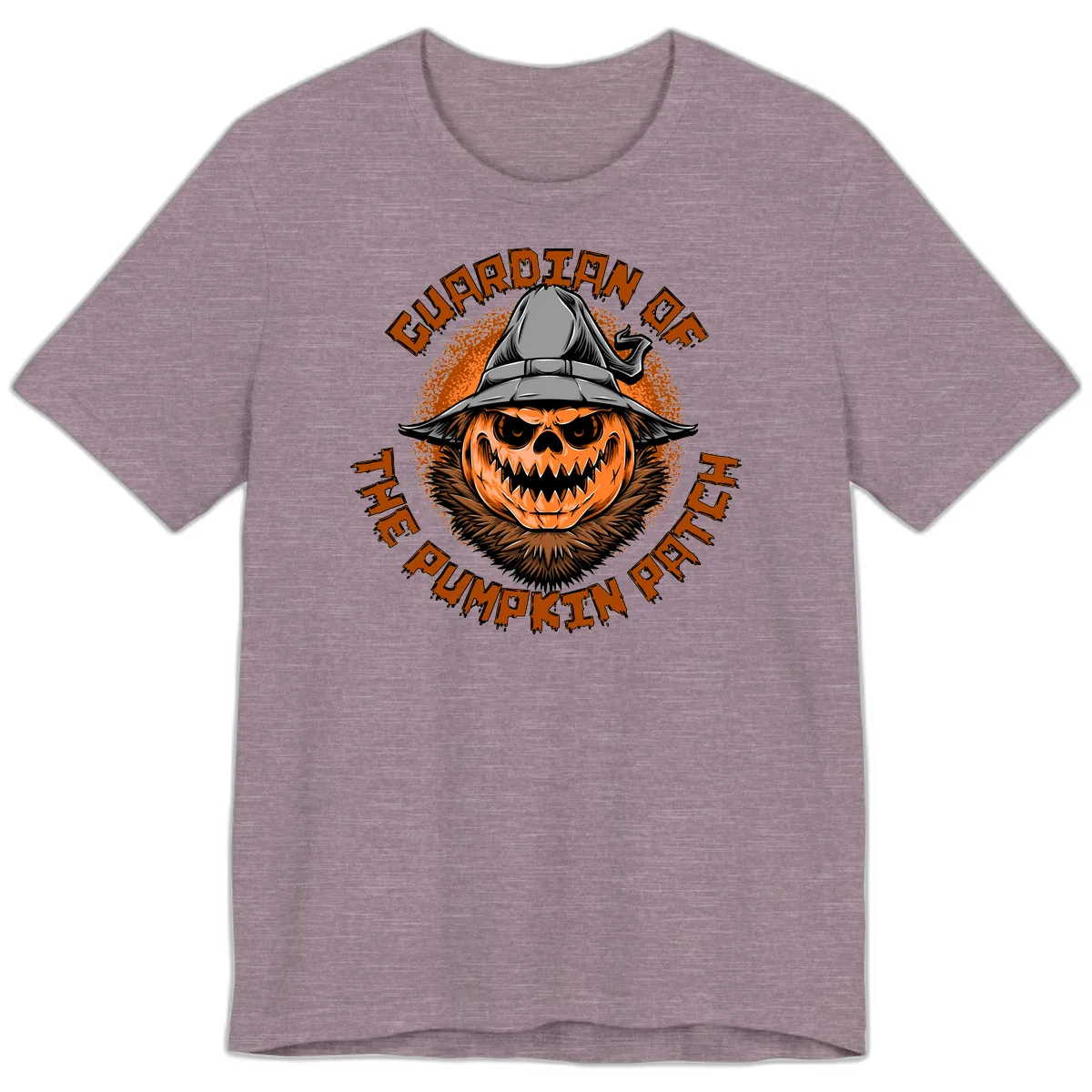 Guardian Of The Pumpkin Patch Premium T-Shirt in Heather Purple