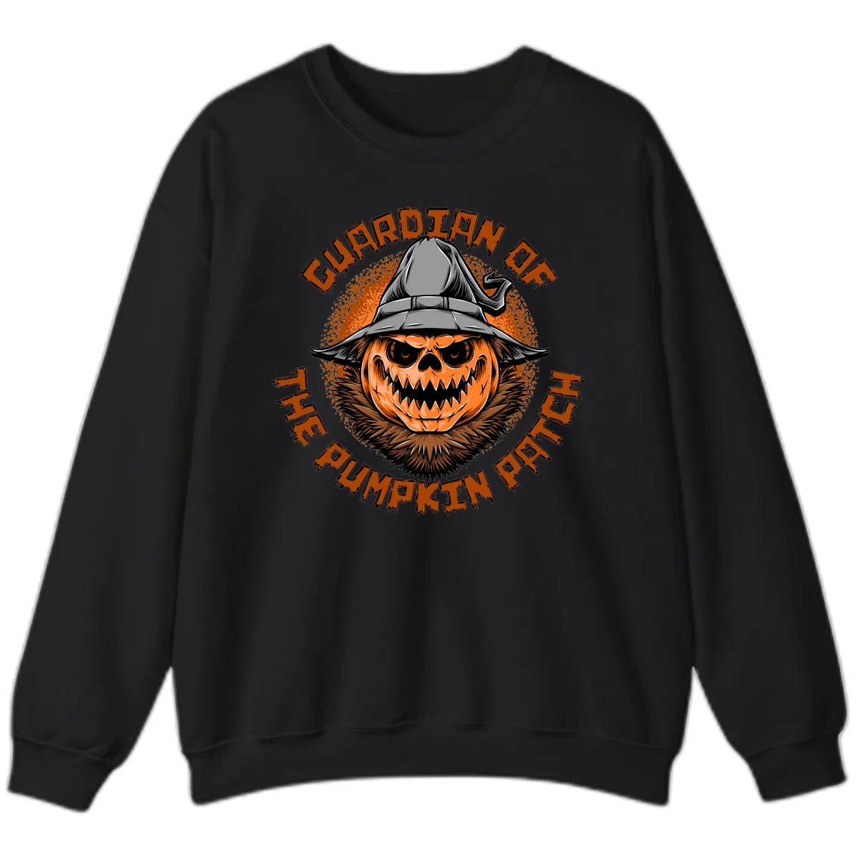 Guardian Of The Pumpkin Patch Sweatshirt in Black