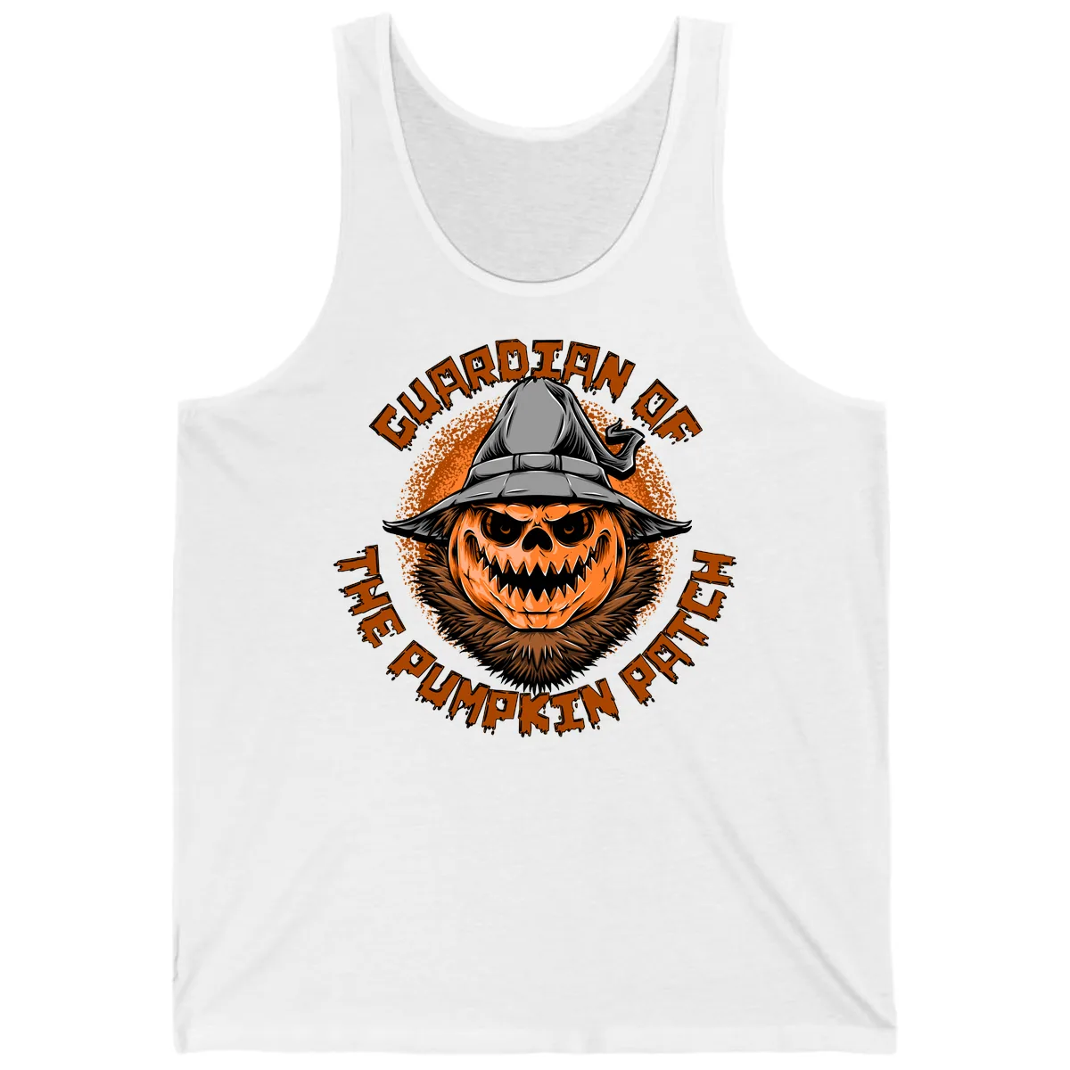 Guardian Of The Pumpkin Patch Tank in White