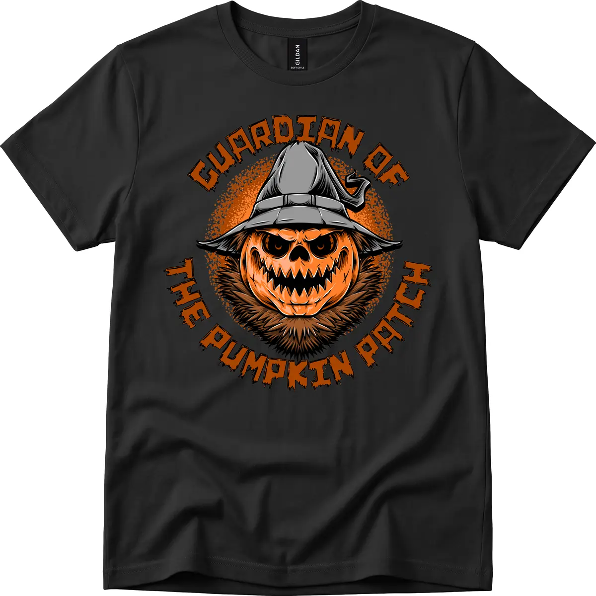 Guardian Of The Pumpkin Patch T-Shirt in Black
