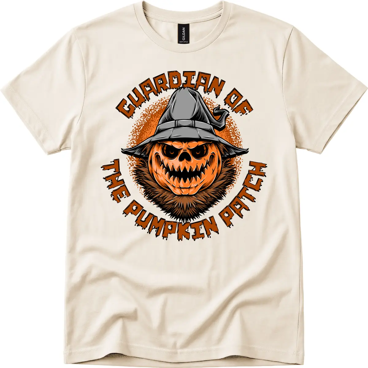 Guardian Of The Pumpkin Patch T-Shirt in Natural