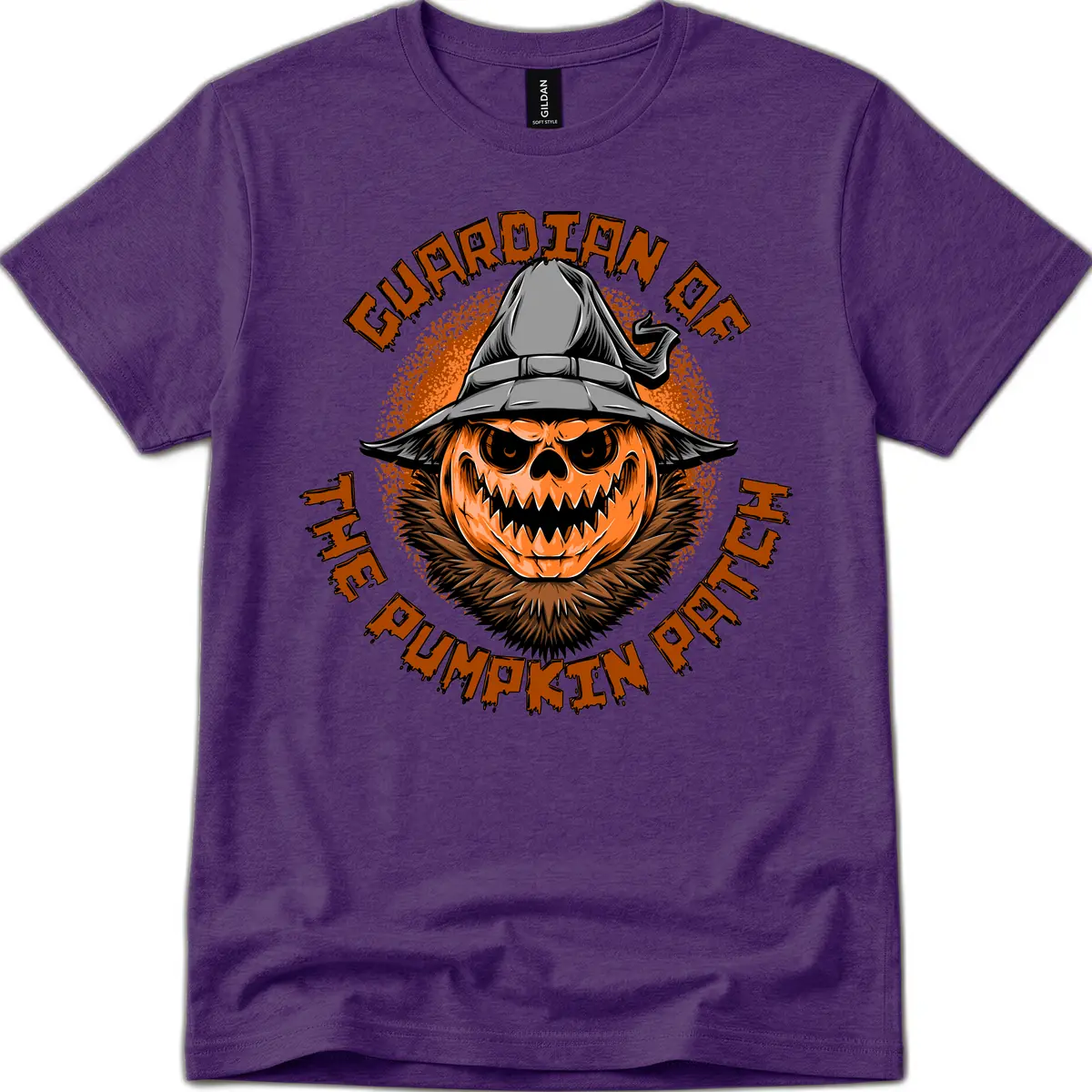 Guardian Of The Pumpkin Patch T-Shirt in Purple