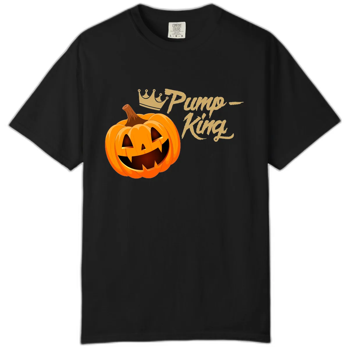 Pumpkin King Halloween Crown Comfort Color in Black