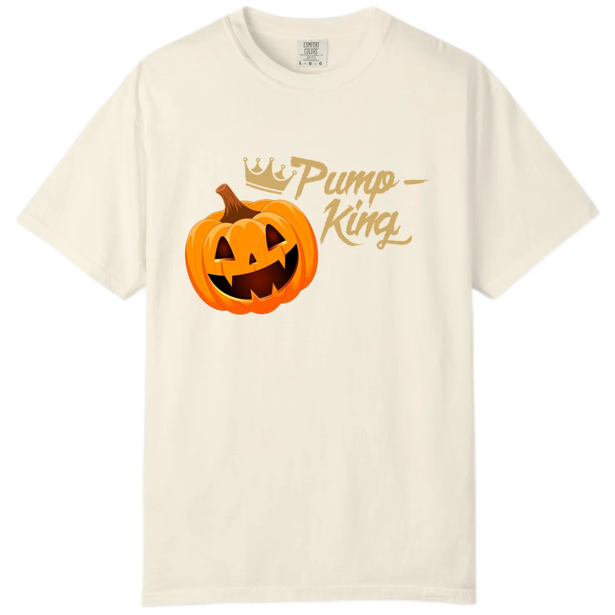 Pumpkin King Halloween Crown Comfort Color in Ivory
